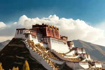 Tibetan plateau landscape