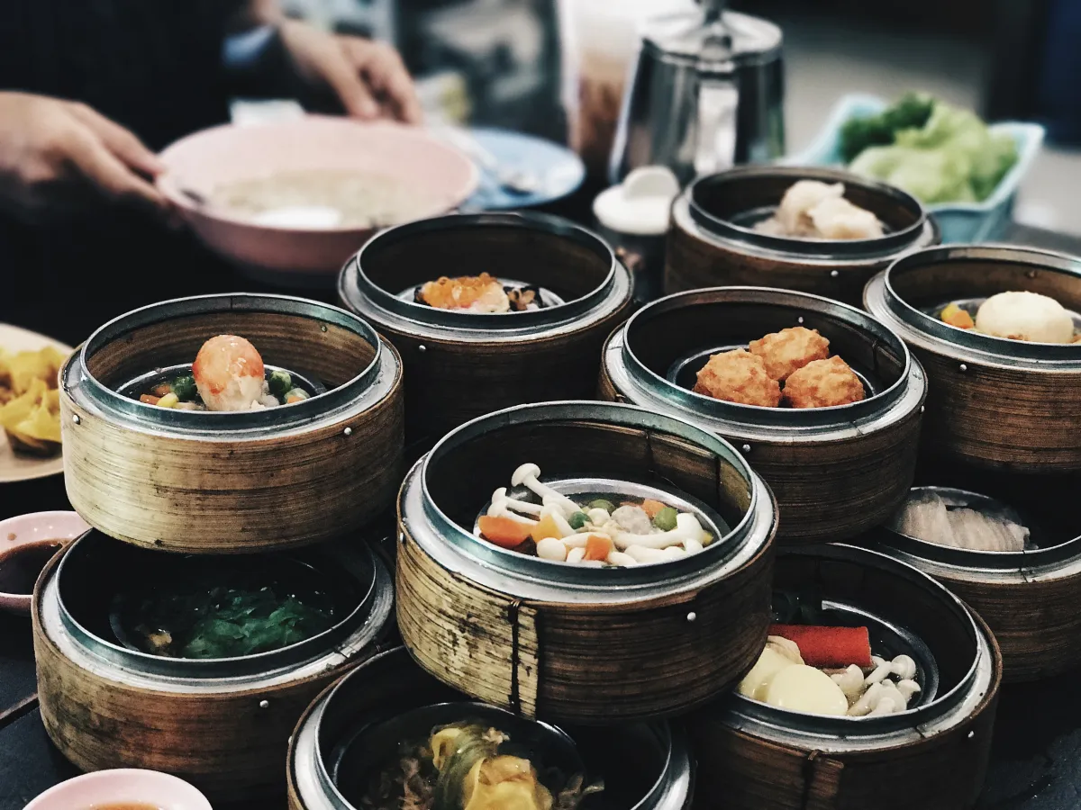 Un desayuno de dim sum (Foto: afterdog via Wikimedia Commons)