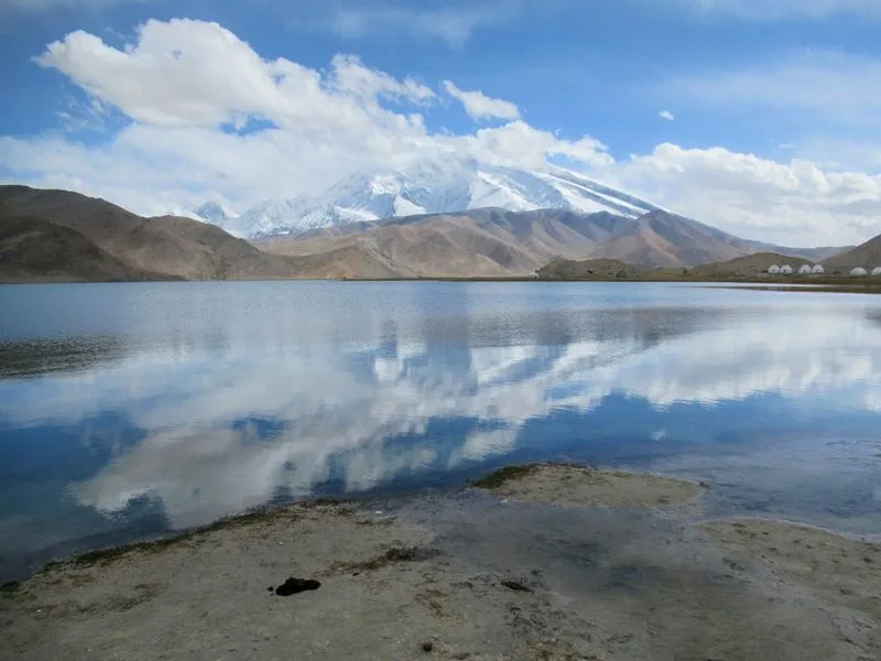 Karakul Lake on the Karakoram Highway