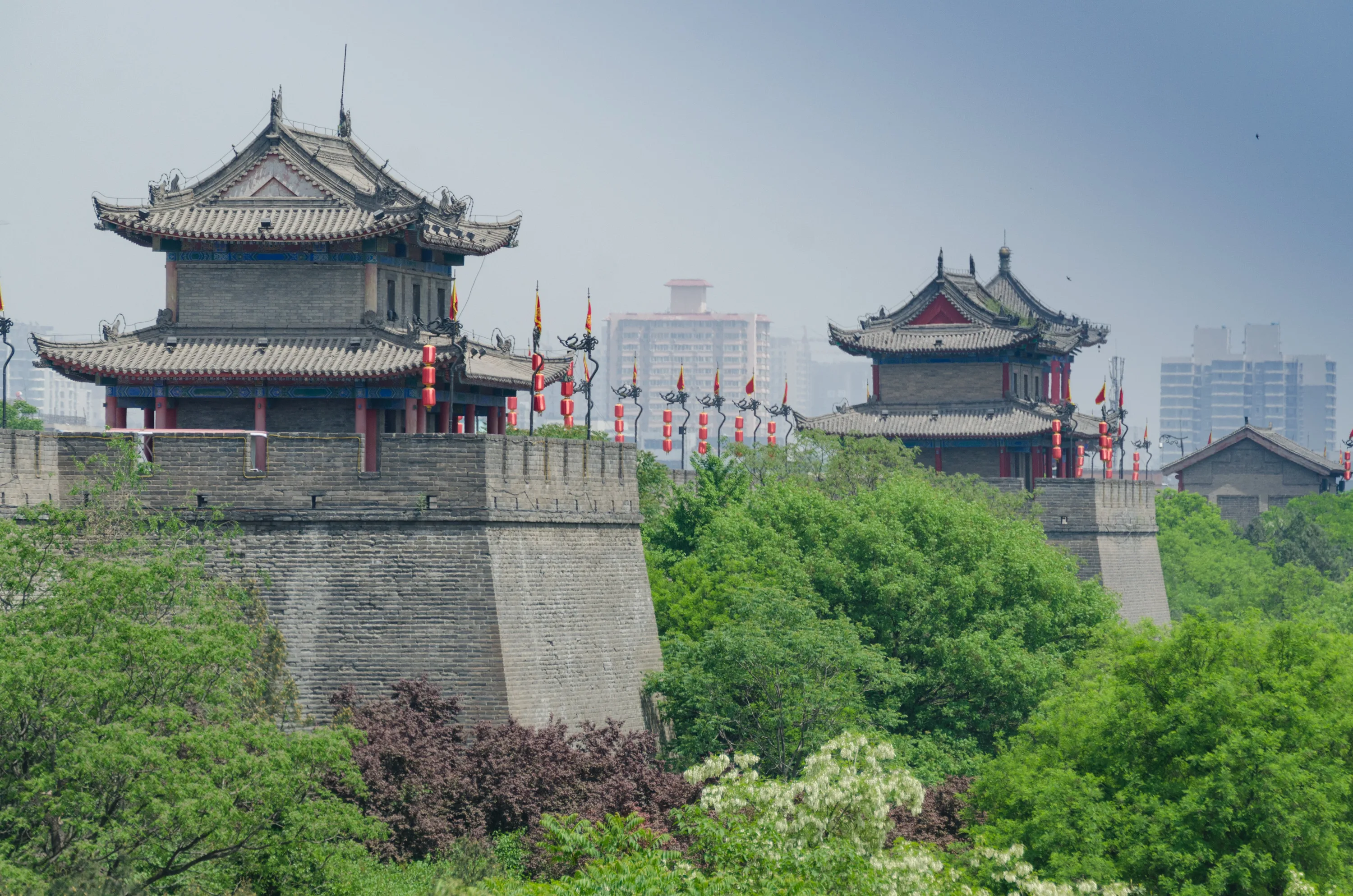 La muralla de la ciudad de Xi'an, de la época Ming (Foto: xiquinhosilva via Wikimedia Commons)