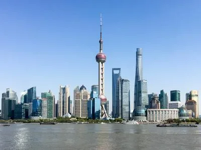 The Oriental Pearl Tower in Shanghai, China — a symbol of China's technological rise